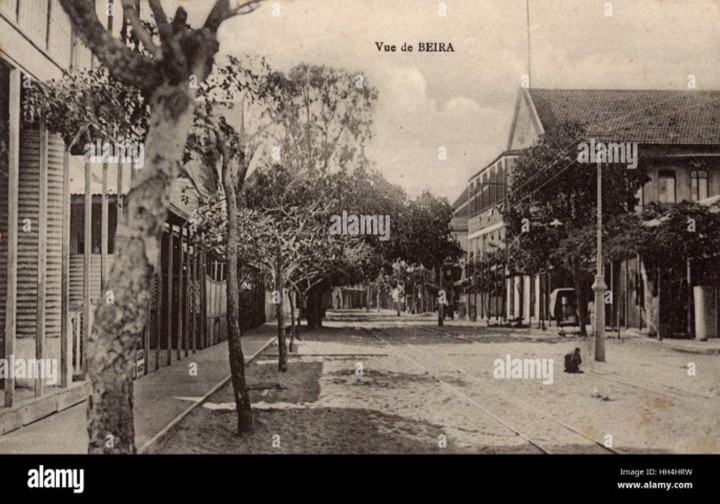 Κεντρικός δρόμος της Beira, όπως τον αντίκρυσαν, όταν οι πρώτοι Κασιώτες μετανάστες έφτασαν στη Mozambique