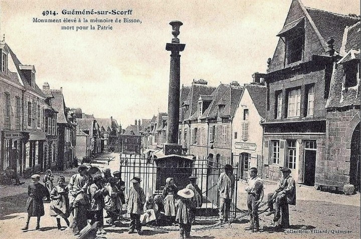 19ος αιώνας-Η κολόνα Μπισσόν προς τιμήν του ήρωα  βρίσκεται στη θέση της μέχρι σήμερα