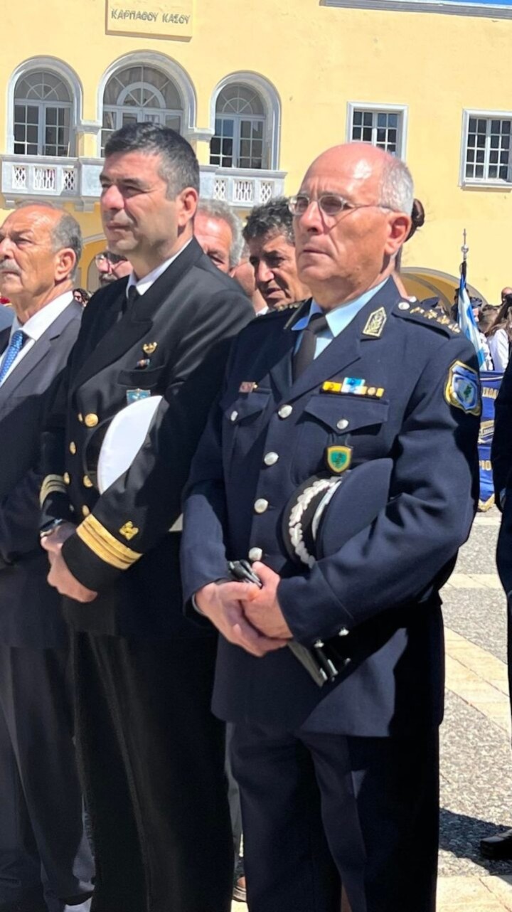 25η Μαρτίου, στον εορτασμό  στην πλατεία Επαρχείου, Κάρπαθος 2023 Φωτο: Πωλ Βιττωρούλης