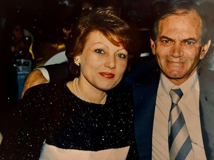 Η κα Ελένη Τσίκκη με τον σύζυγό της, Νίκο, ενώ ήταν δήμαρχος