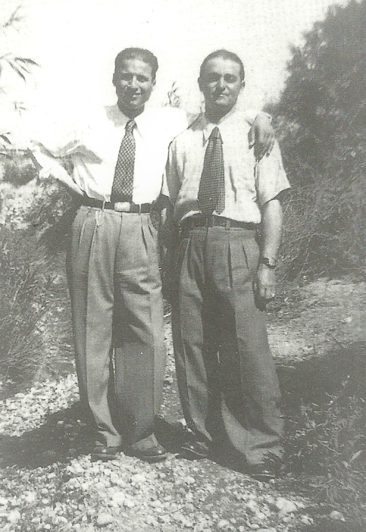 Ο Φίλιππος Γιαμαλής  και ο Κλεόβουλος Χατζηγεωργίου