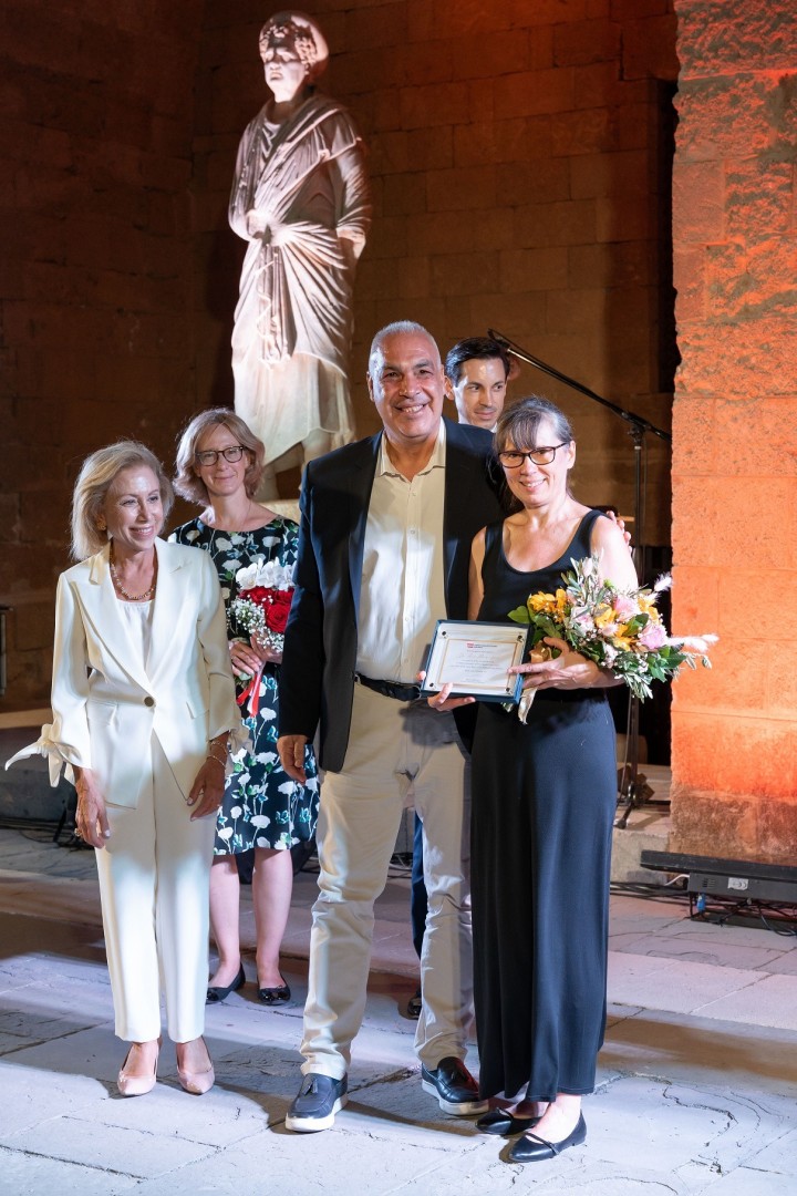 Με τον Αντιπεριφερειάρχη Πολιτισμού κύριο Χρήστο Μπάρδο, κυρία Μαίρη Μοσχή