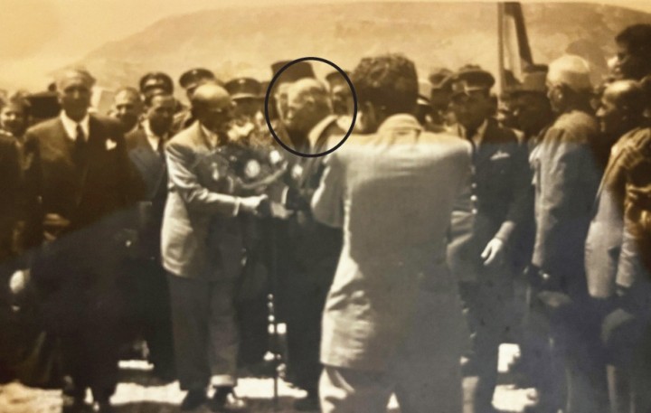 Ο Χρήστος Μαλανδράκης σε επίσημη τελετή ασκώντας  τα καθήκοντα του αντιδημάρχου