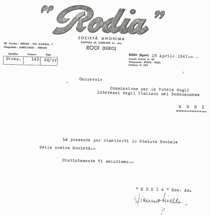 Ο τίτλος της εταιρείας