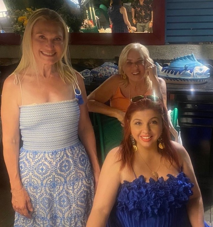 Τόσκα Μασκ, Μαίρη Καμπουροπούλου και Αντα Ηλιοπουλου - που έφερε την Τόσκα στην Ελλάδα.  