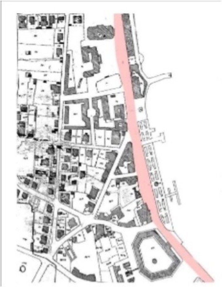 To Foro Italico με το ροζ χρώμα