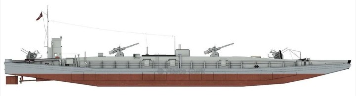Σχεδιάγραμμα του Kriegsmarine marinefährprahm