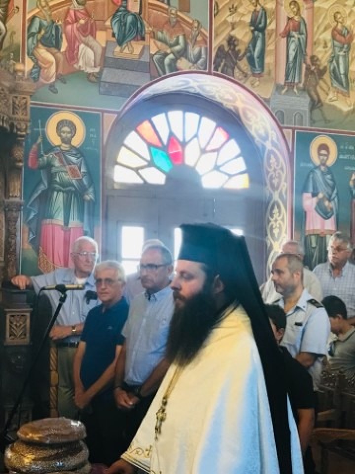 Στην εκκλησία Παναγία «Βρυσιανή», ο αρχιμανδρίτης Αμβρόσιος τέλεσε το μνημόσυνο