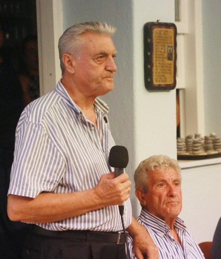 Ο Νίκος Γεωρ. Αναστασιάδης, παλαιός μαθητής του Δημοτικού Σχολείου Διαφανίου. 