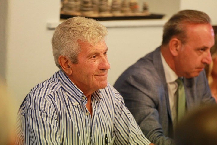 Ο εκ των κεντρικών ομιλητών Γιώργος Ηλ. Ζωγραφίδης. 